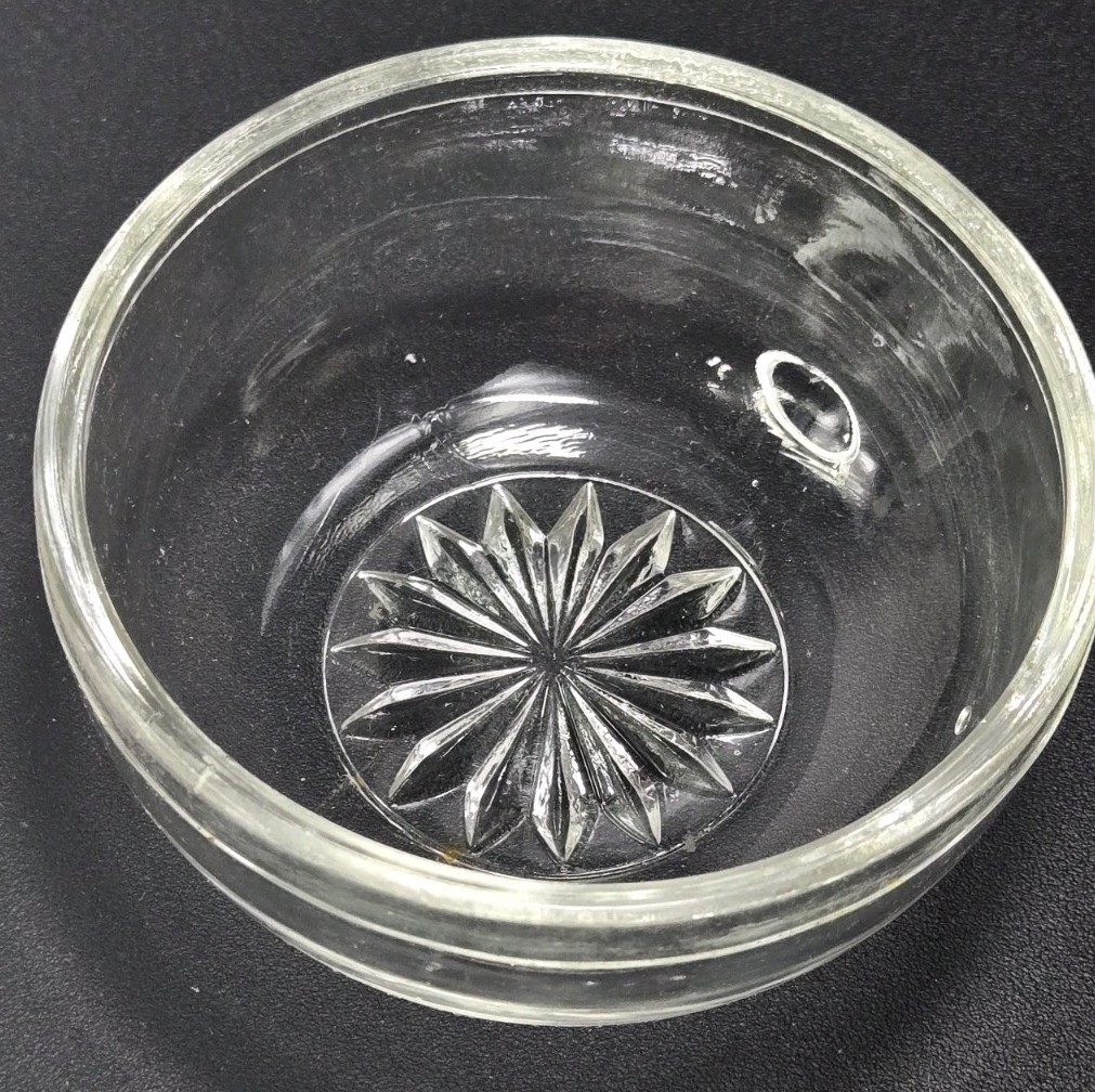 Vtg Hand Blown Candy Nut Silver Plate Glass Bowl Dish Rose Basket Twisted Handle