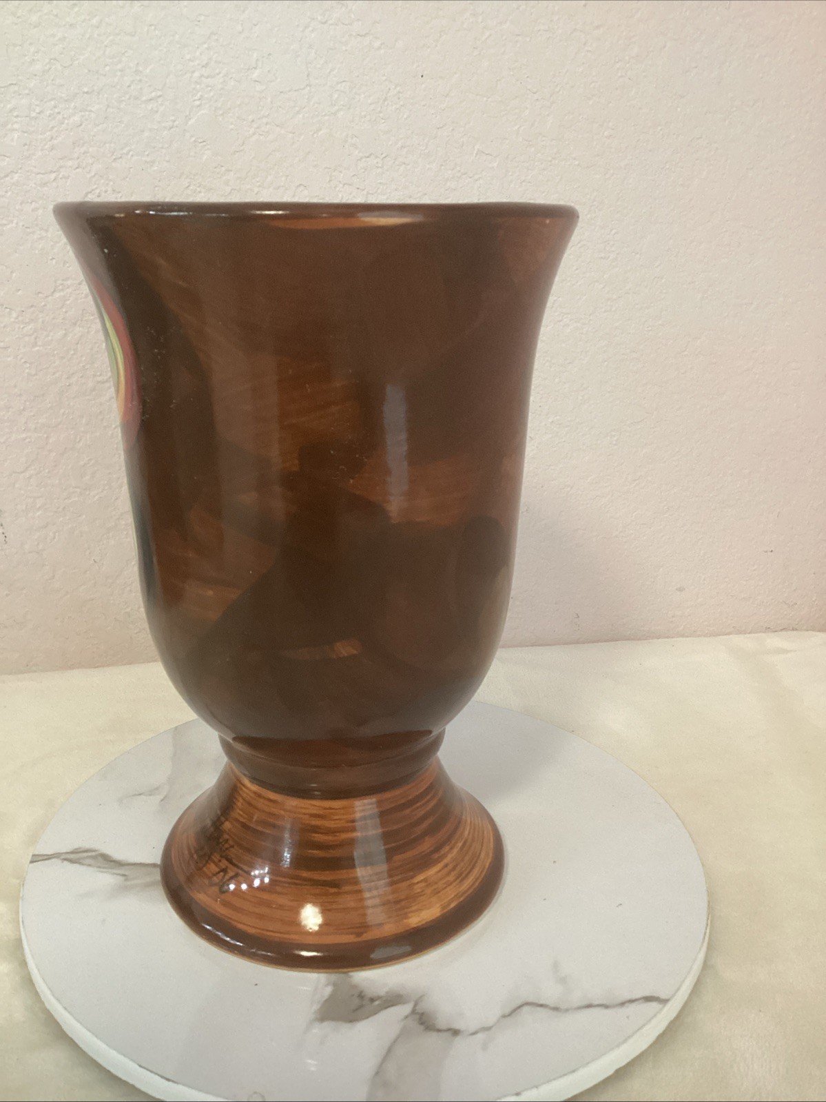Gail Pittman Chinatown Large Urn / Vase Signed Rare Hard To Find Discontinued