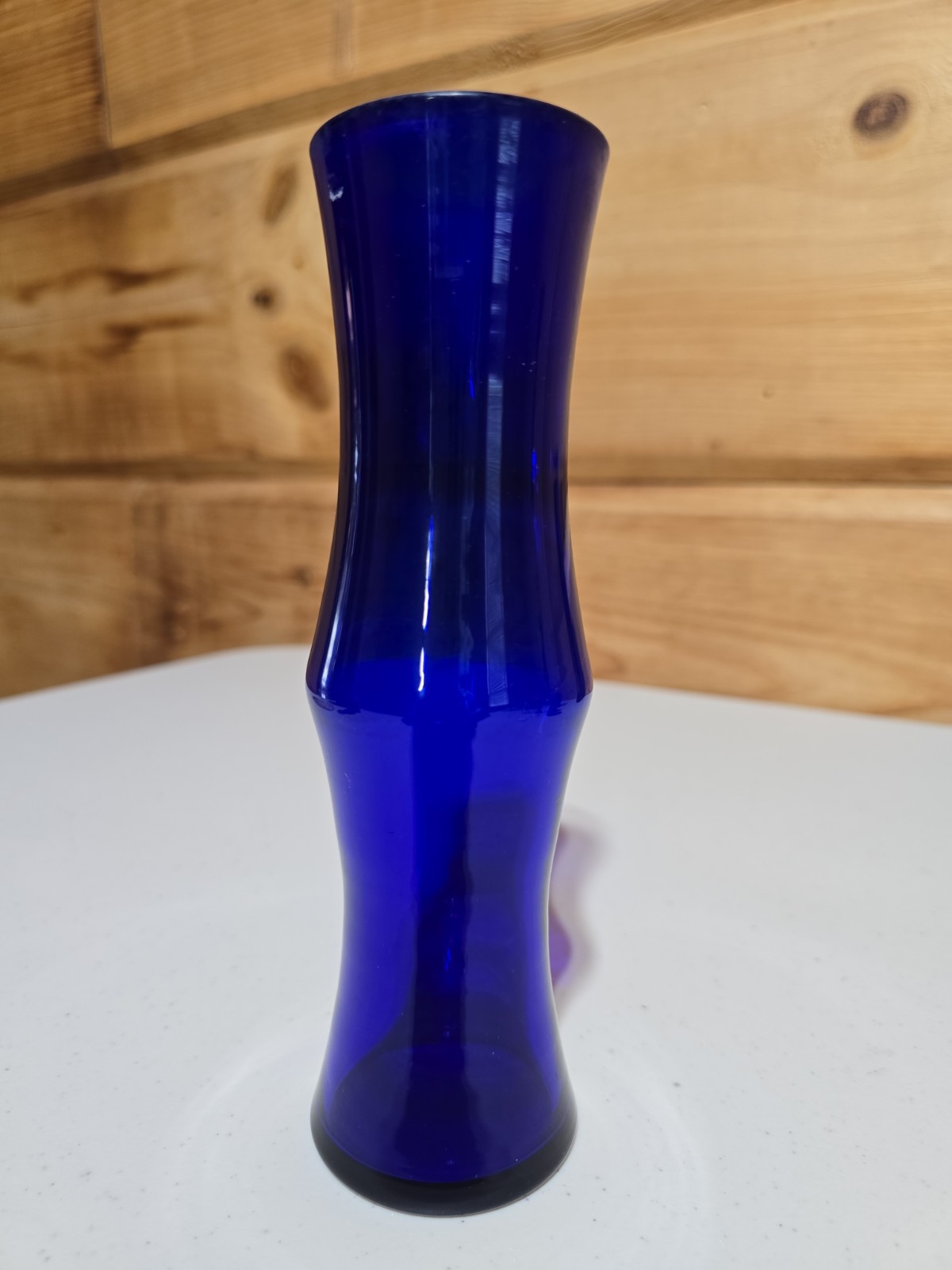 Cobalt Blue Vase, Decorative Glossy,
