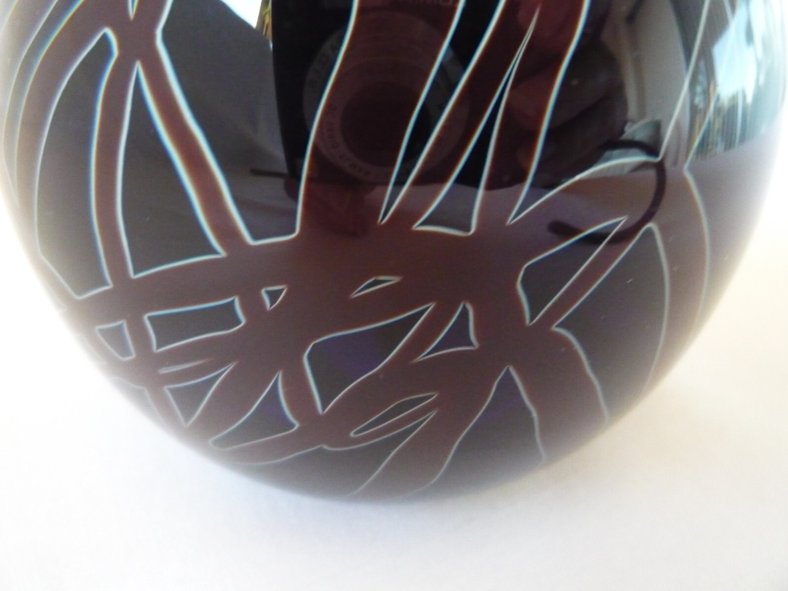 ZELLIQUE STUDIO GLASS CALIFORNIA 1995 PAPERWEIGHT J MOREL COLLAB? RARE DESIGN!