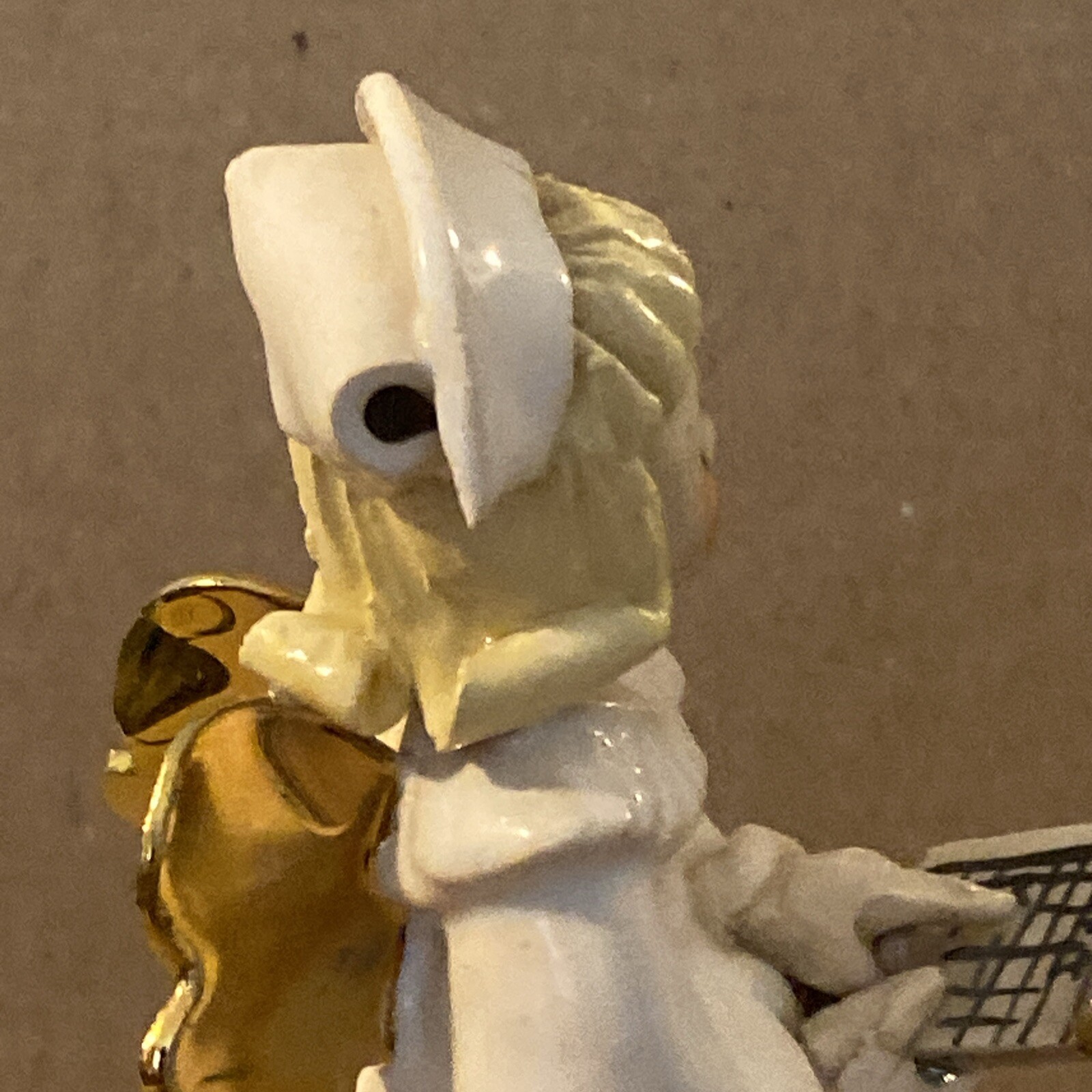 Vtg M.E.M. Ceramics Marguerite E Mitchell Nurse Angel FIGURINE 1940s Terra Cotta