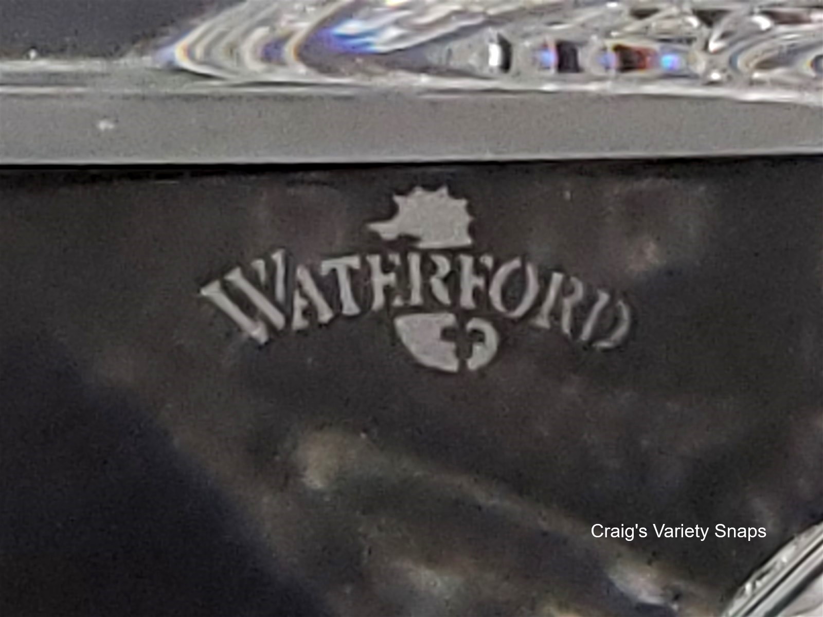 Waterford Crystal New York Times Square 2001 New Years Obelisk Paperweight