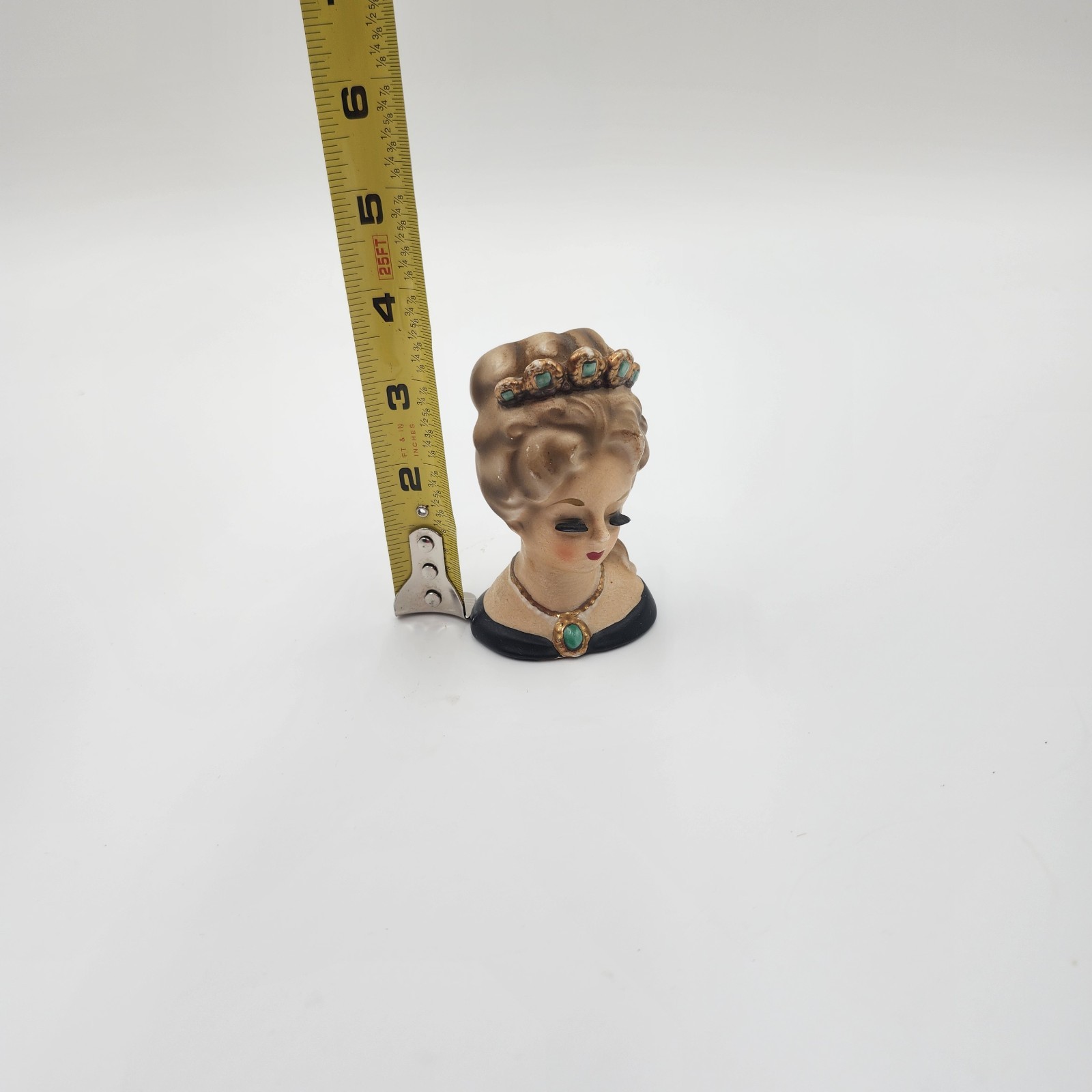 Lady Aileen E 1755 Inarco Ohio 1964 Mini Head Vase Hat Pin Holder