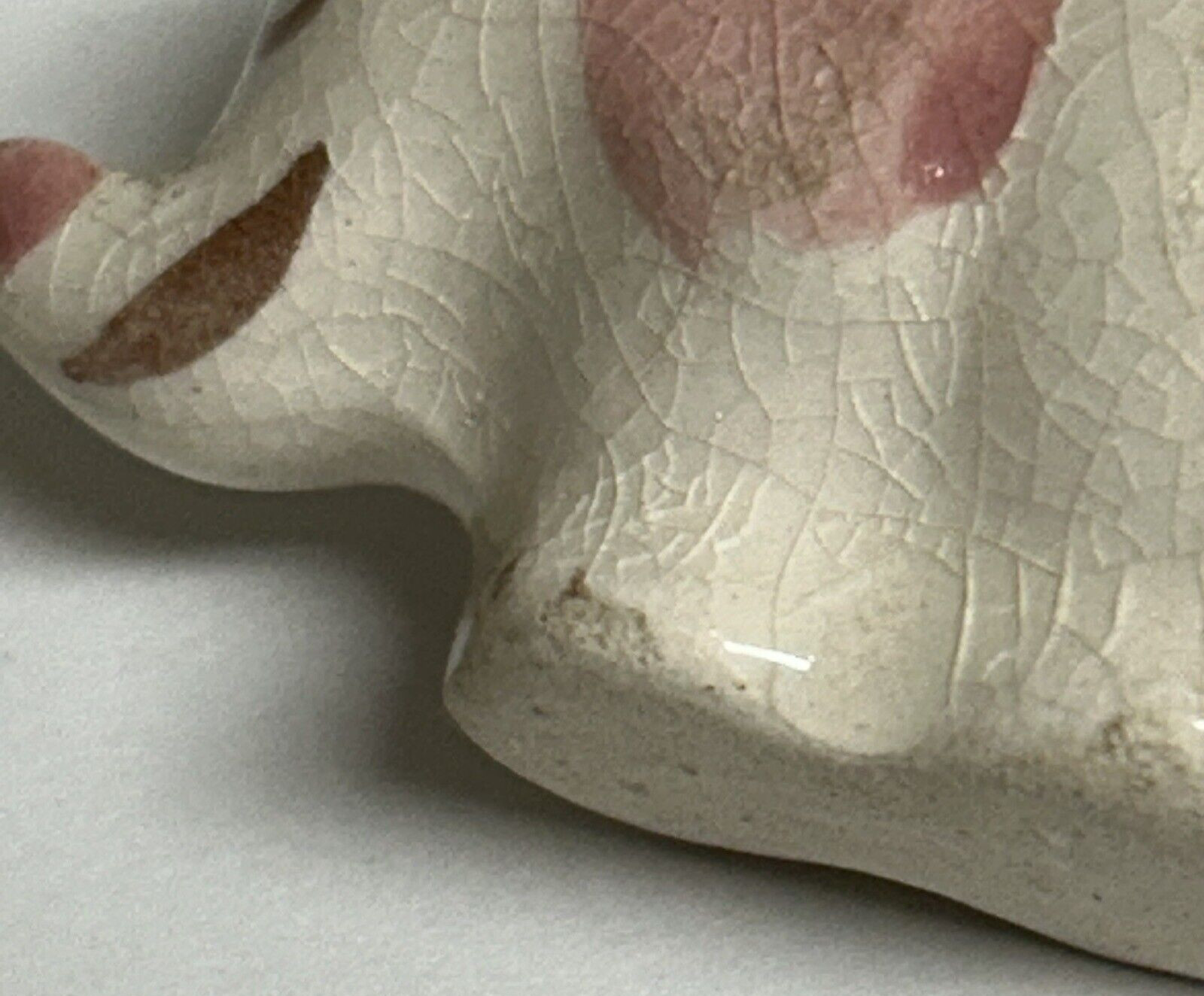 California Pottery Rio Hondo Elephant Mini Small Ceramic Figurine Vintage