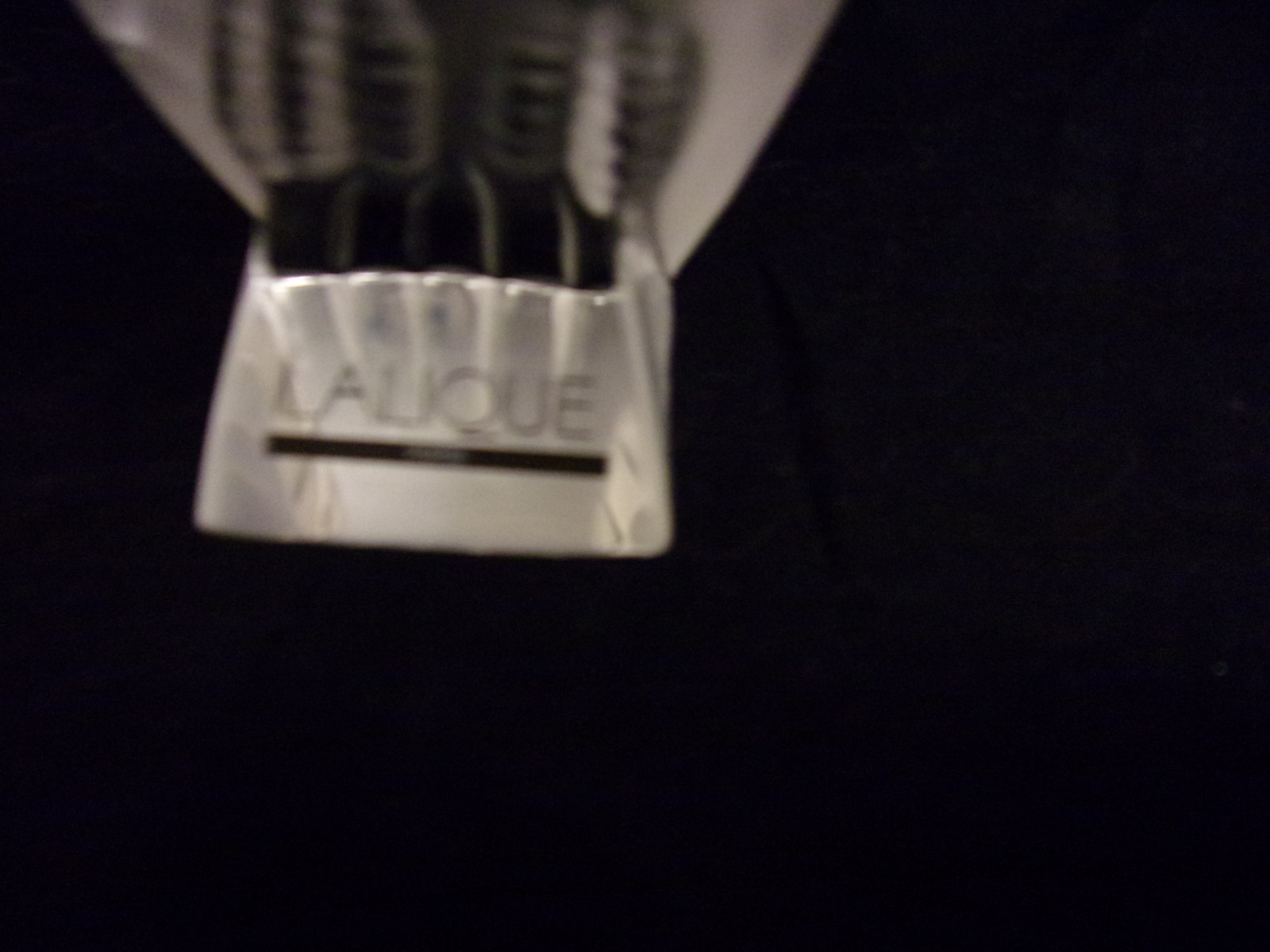 Lalique Crystal Society Of America Standing Eagle Sculpture MINT LCS 1097
