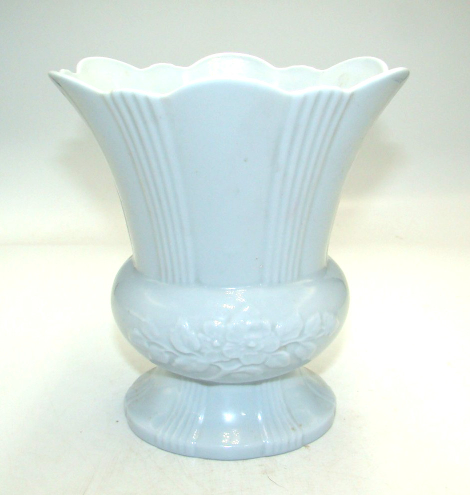 Vintage Lenox Blue Apple Blossom Vase