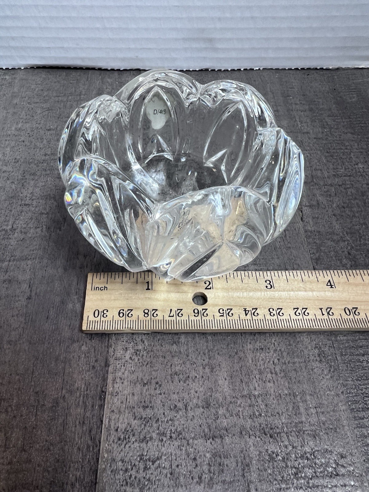 Waterford Irish Full Lead Crystal Attendants Votive Tea Light Candle Holder