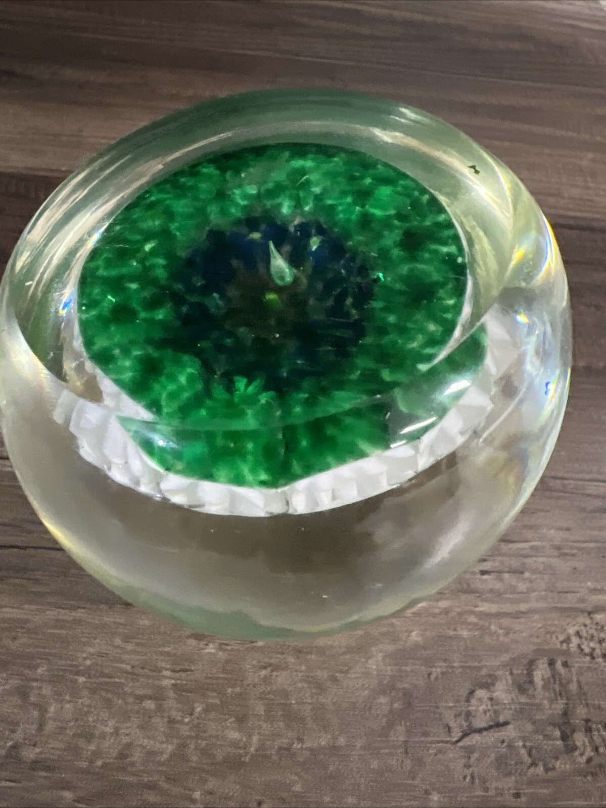2 Mini Small Murano Or Murano Like Art Glass Paperweights Set Of 2