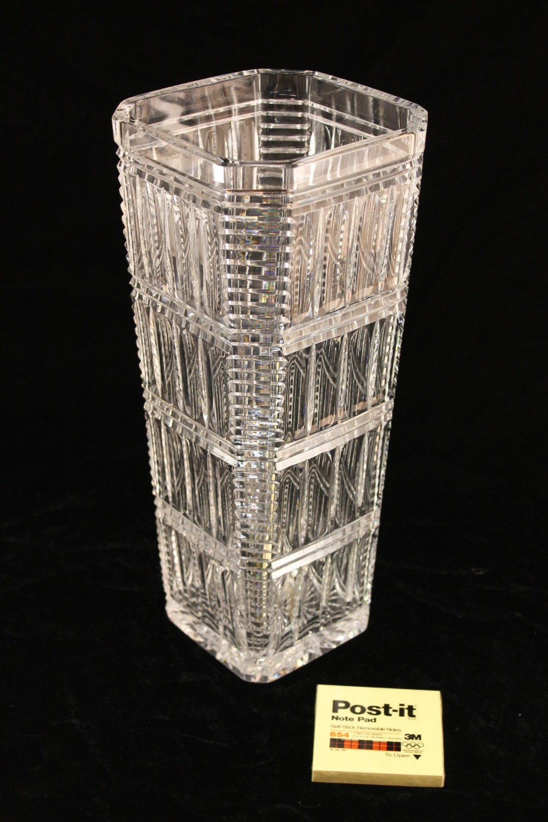 Waterford Crystal Vase 1/1 Signed Jim O’Leary 1993 Master Cutter 14”