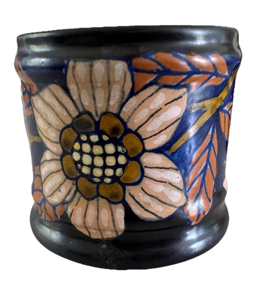 Antique Gouda Zuid-Holland Pottery Planter 199 Magda Pattern Art Deco Jardiniere