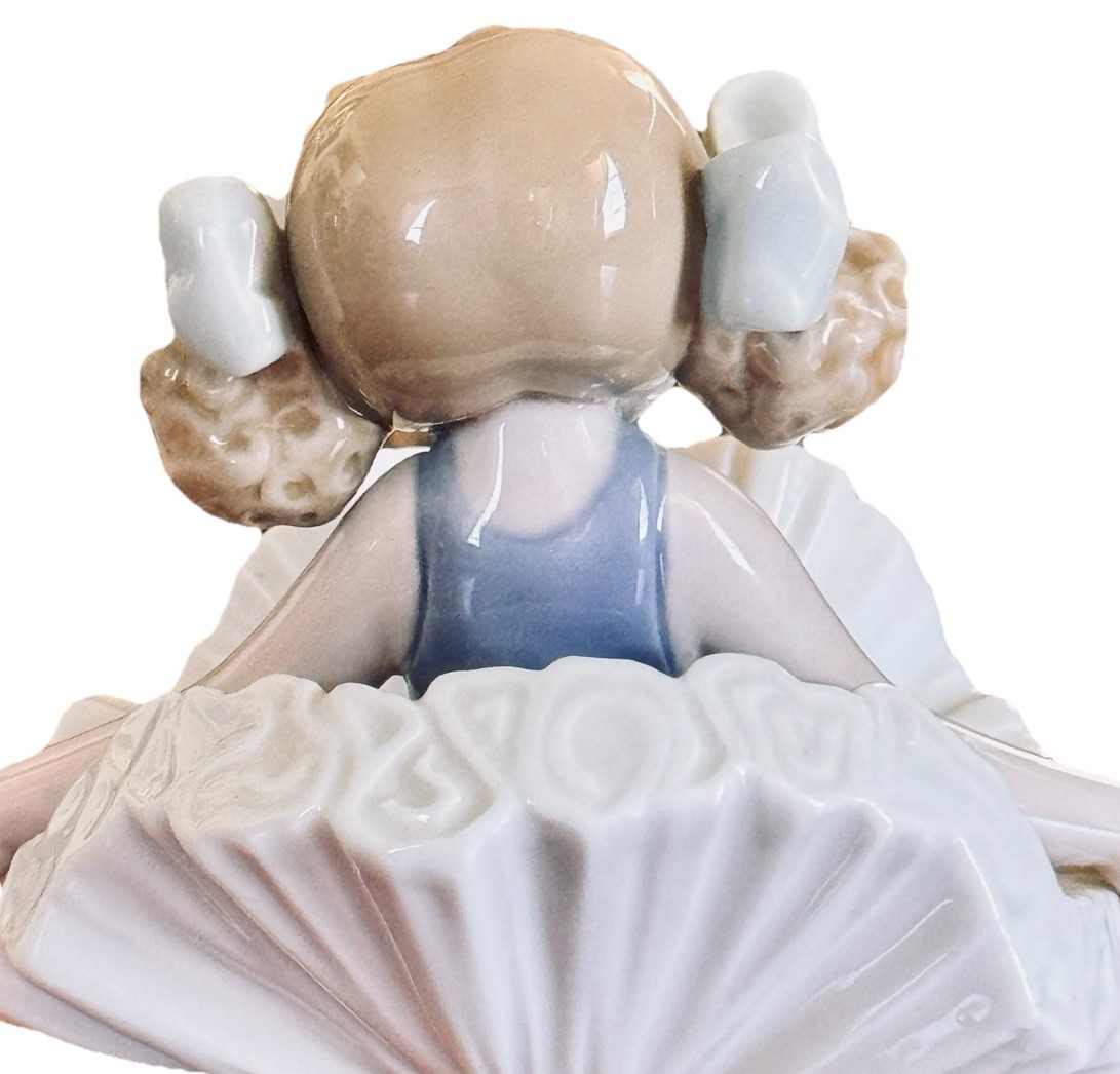 1985 Lladro Retired Forgotten Rag Doll # 1501 Shelf Sitter Clown Figurine 7.5”