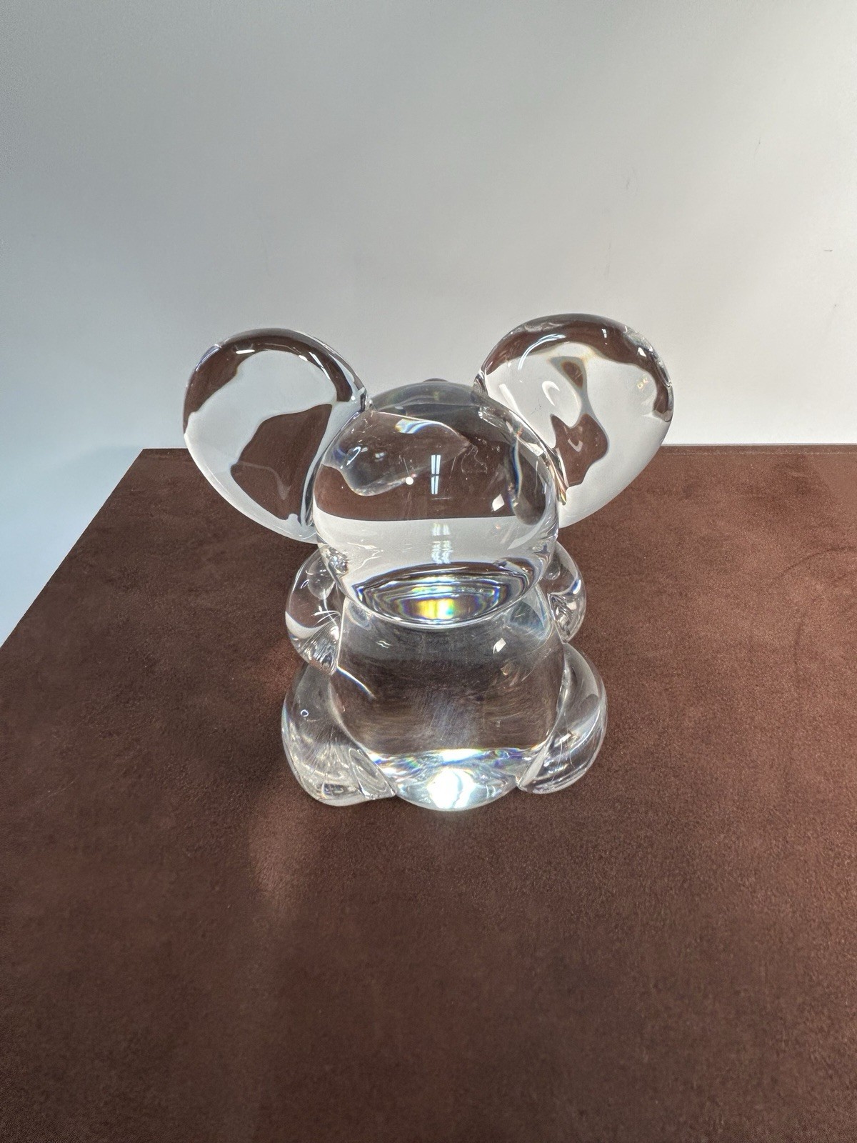 Signed Steuben Glass Lloyd Atkins Crystal Koala Bear Sculpture 1971