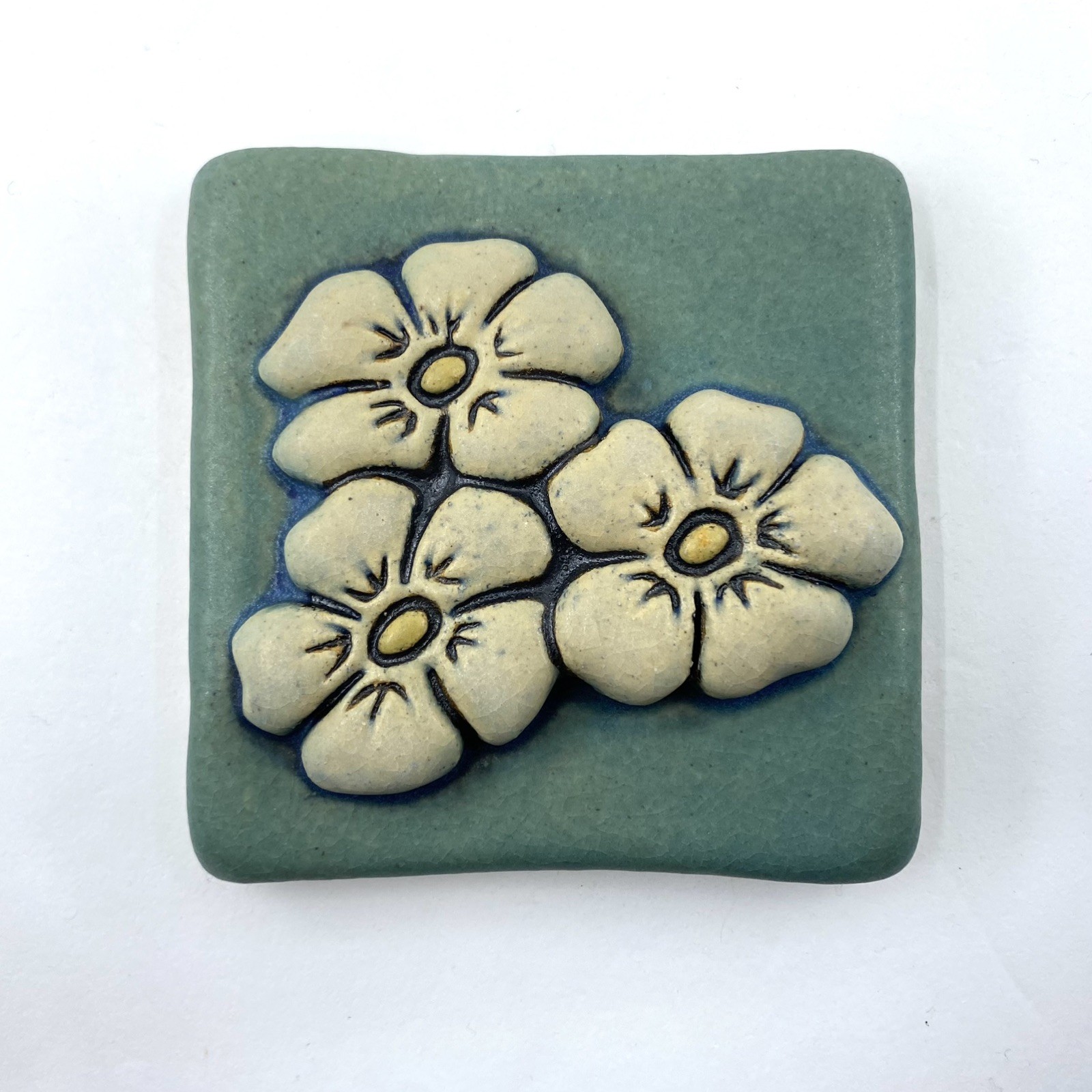 Phlox 4×4″ Ceramic Art Tile By Gretchen Kramp