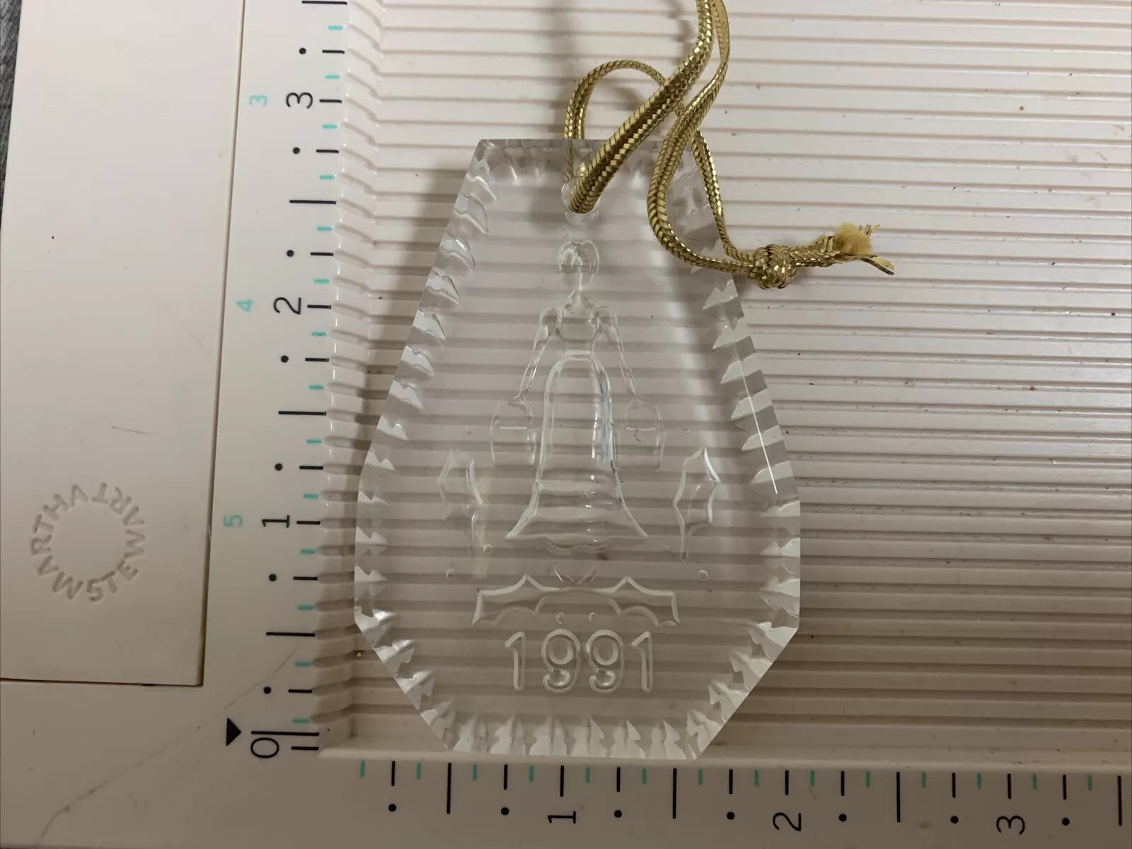 VTG 1991 Waterford Crystal Ornament 12 Days of Christmas – Eight Maids Milking