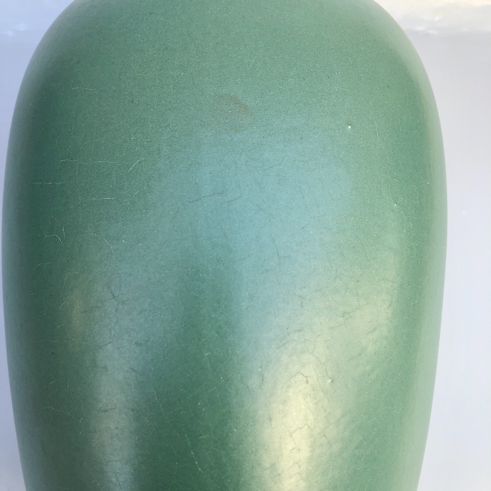 MCM Scheurich Matte Green Pottery Vase 509-23