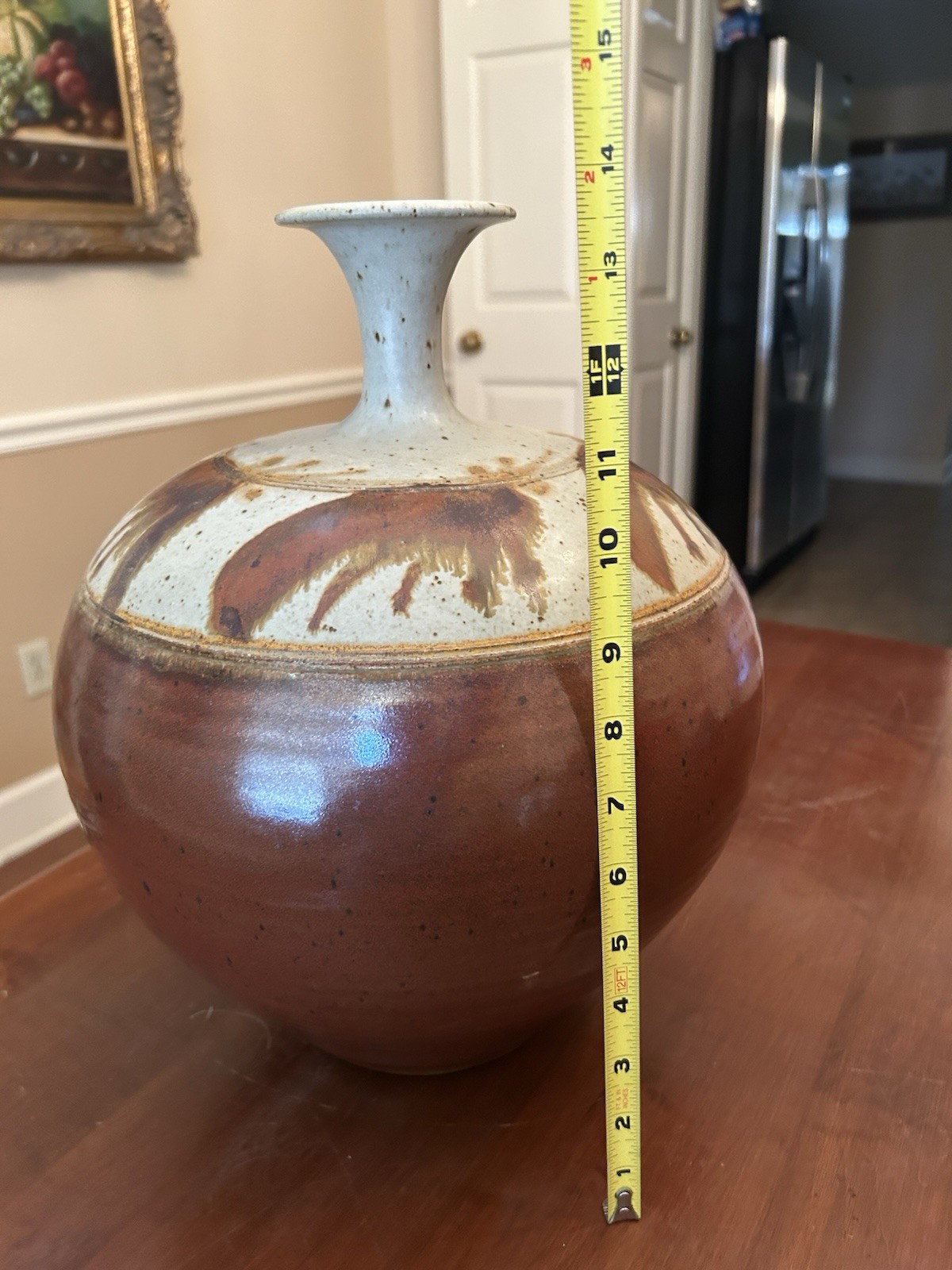 Vintage Mark Chamberlain Art Pottery Vase – 14″ – Signed