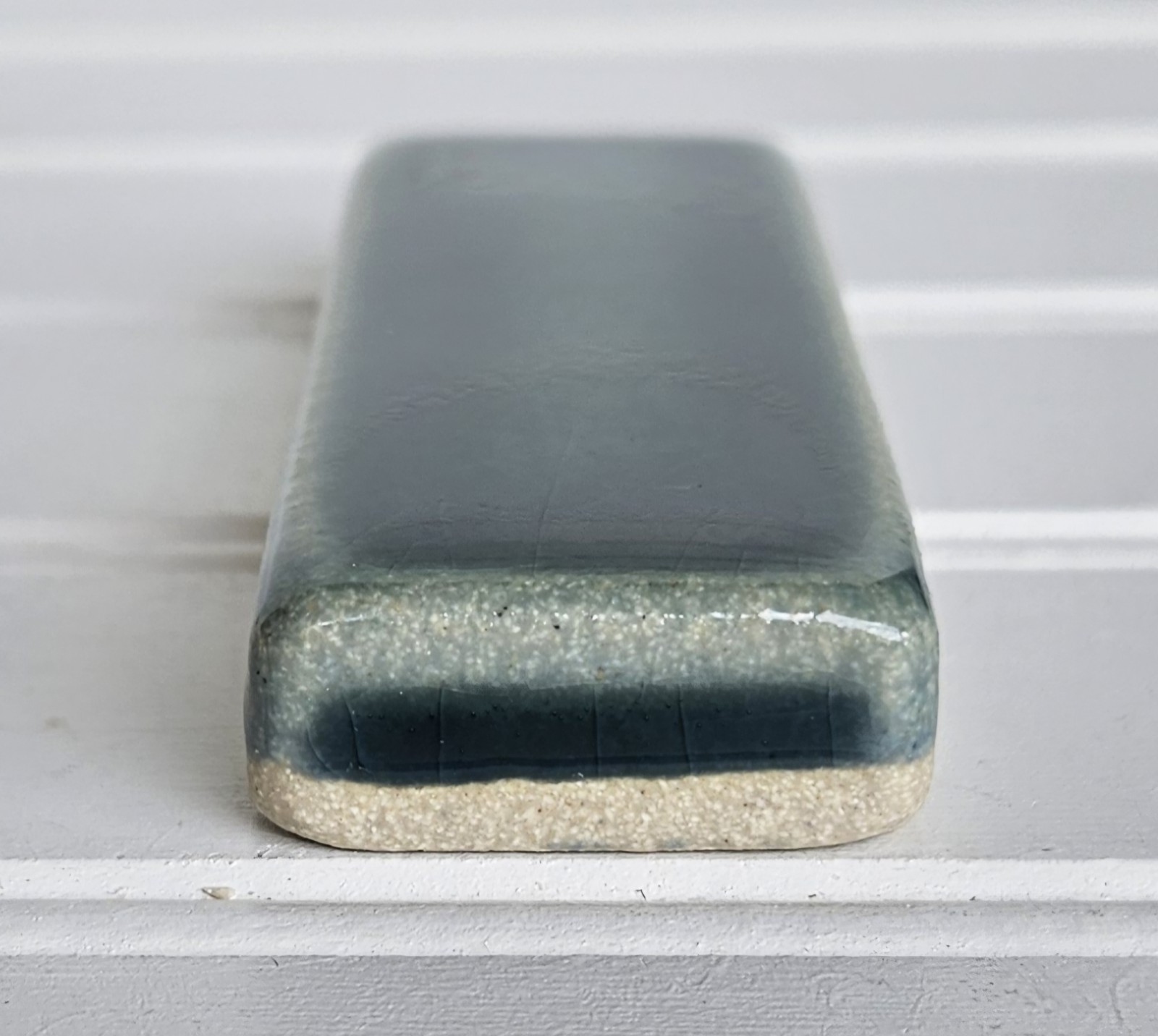 Motawi Tileworks Sapphire Glazed Glossy Tile Ann Arbor Michigan 4×1.5″