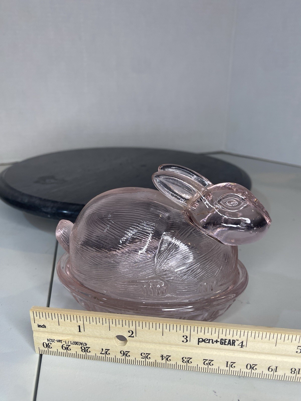 Light Pink Bunny On A Nest