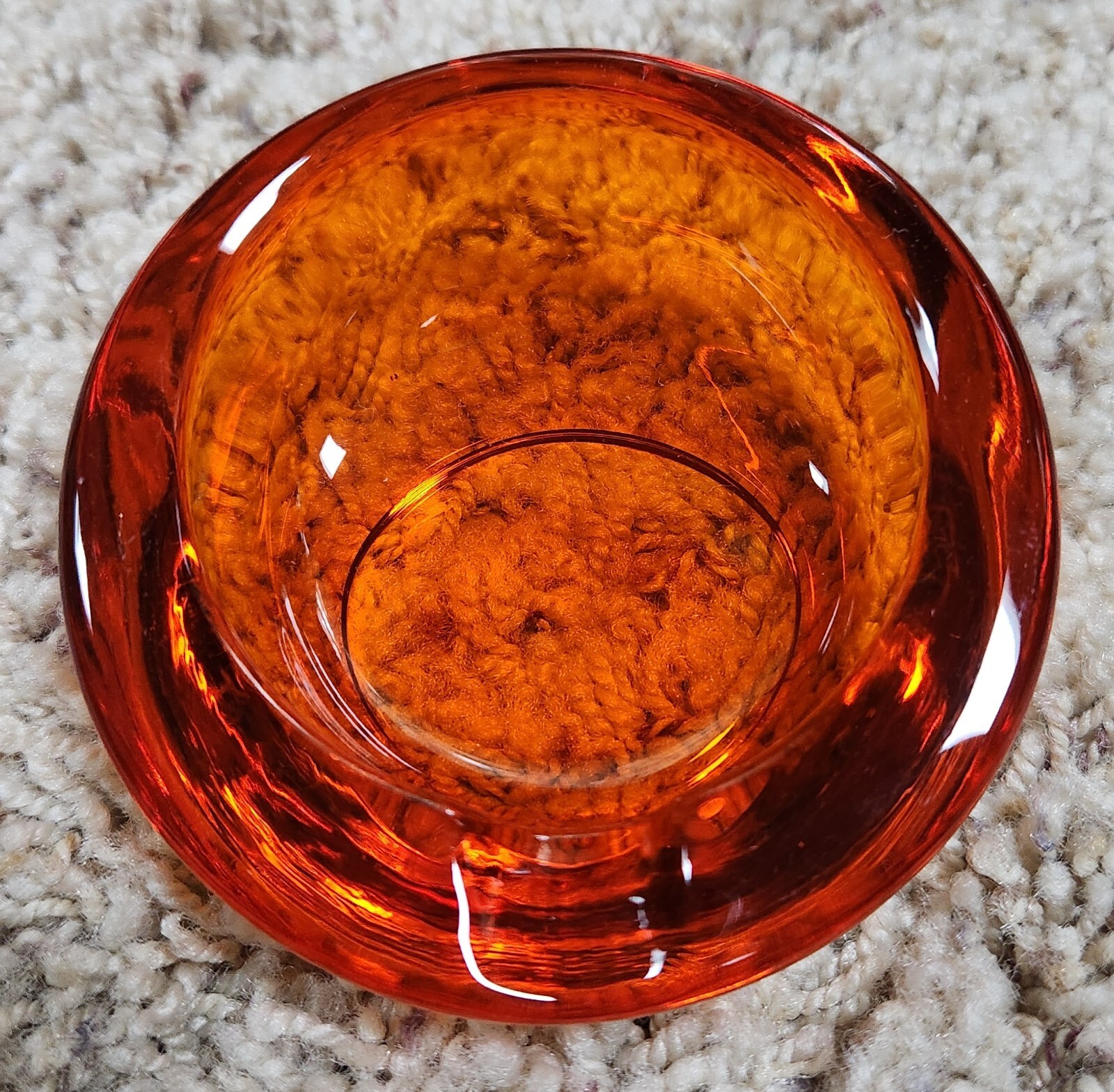 MCM Viking Epic Line Persimmon Small Orb Ashtray
