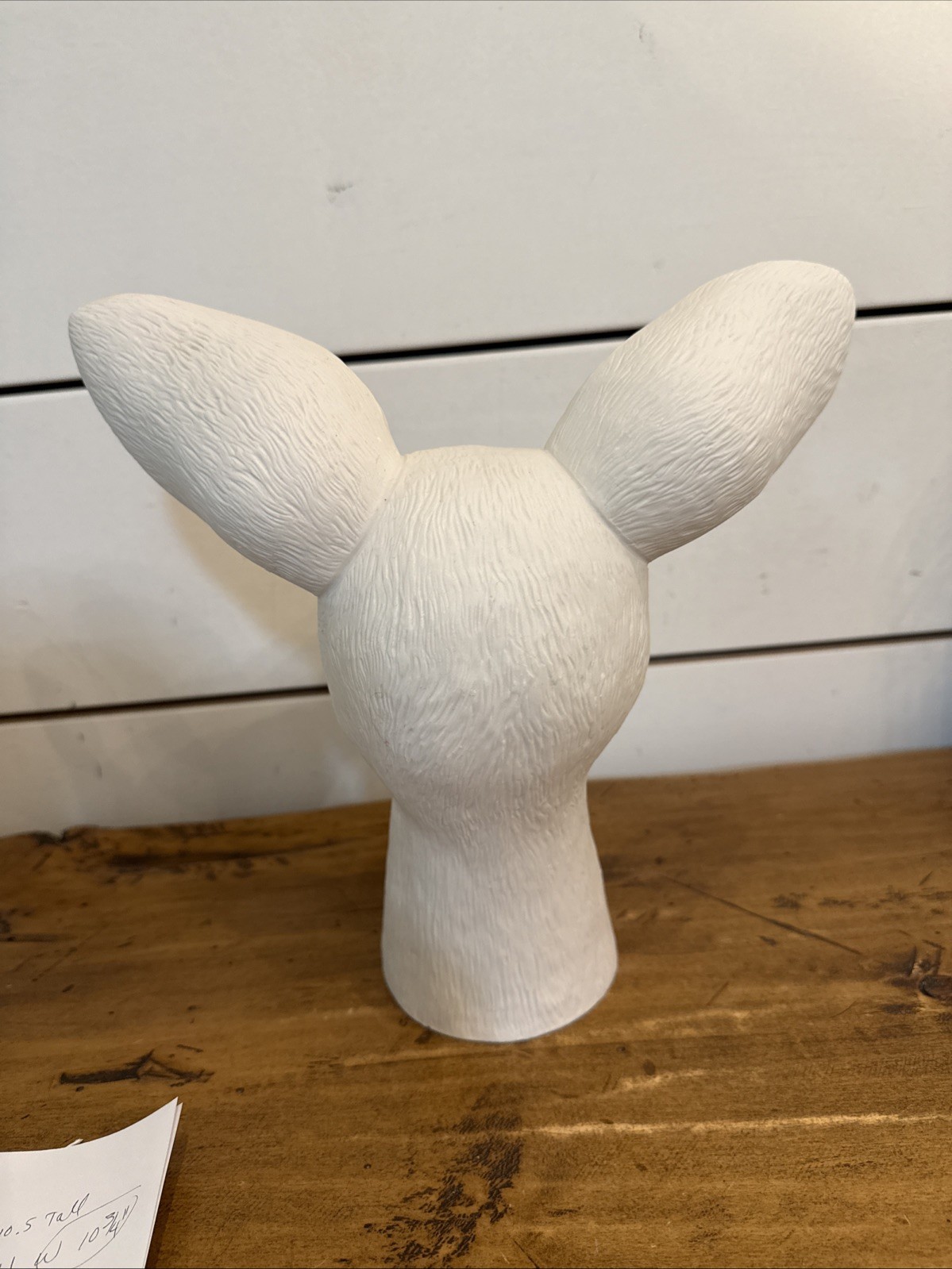 Anthropologie Cholet Deer Head Dual Flower Vase Woodland Doe 10.5 inch tall