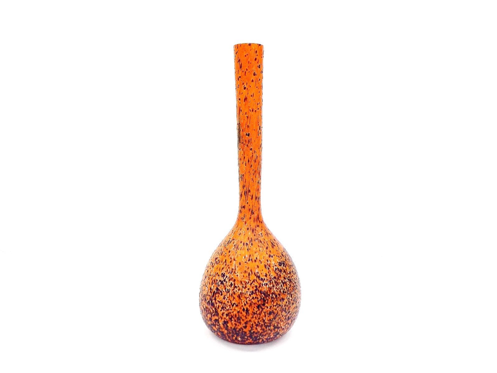 Antique French Berluze Soliflore Pate de Verre Vase. Attributed to Andre Delatte
