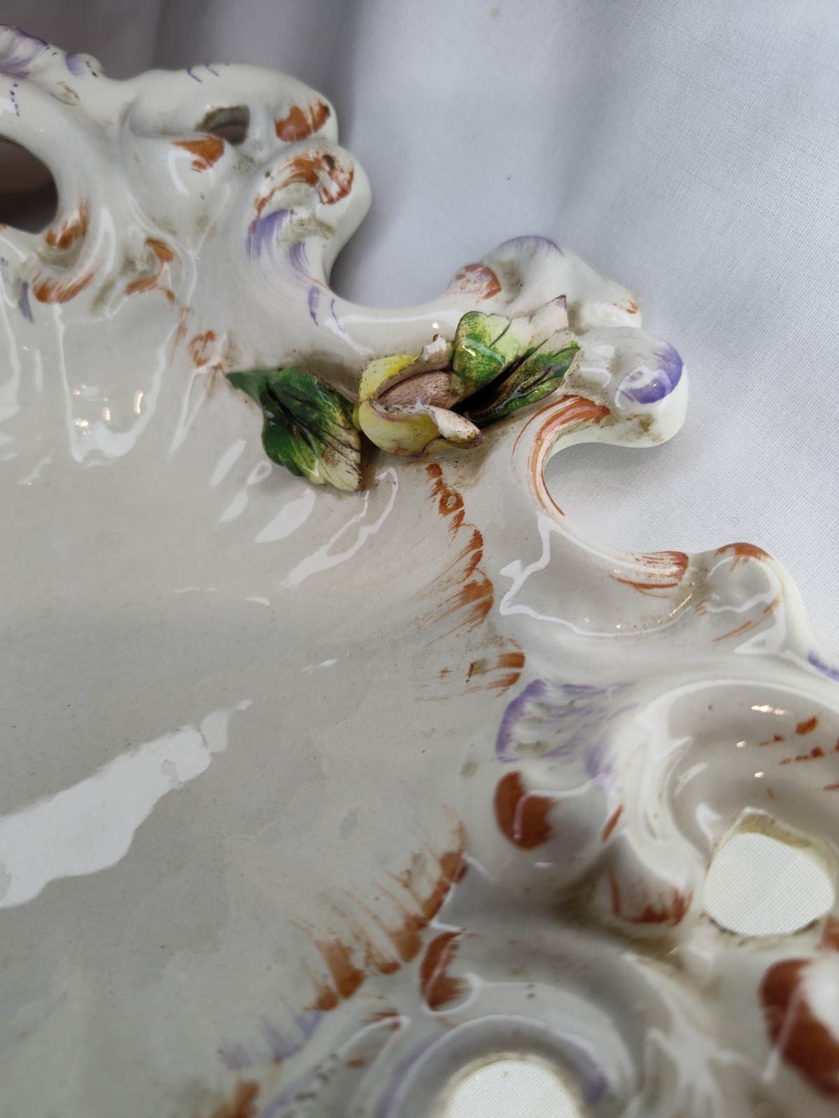 Italian Early 1900’s Ornate Rococo Style Trinket Dish