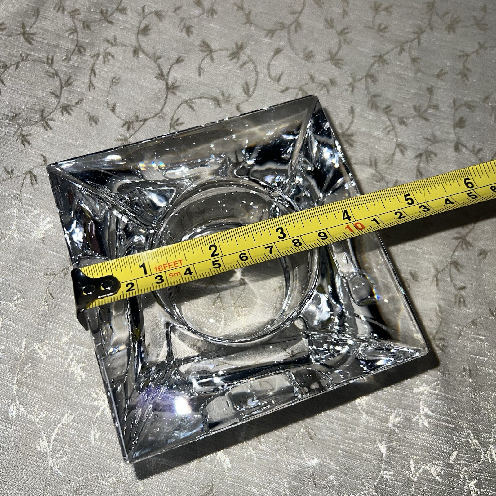 2001 Mikasa Royal Limited 24% Full Lead Crystal Tea Light Votive Candle Holder