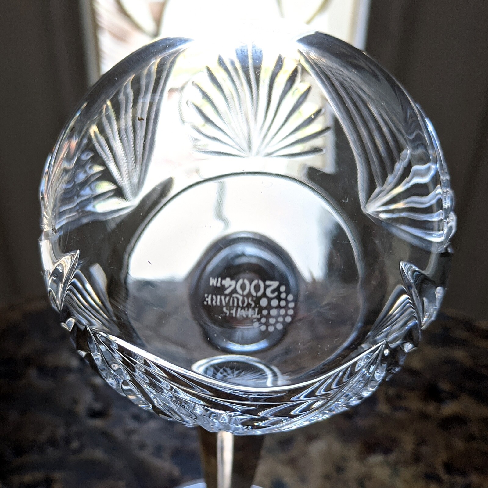 Waterford Crystal 2004 Hope For UNITY Times Square Ball Xmas Tree Ornament MIB