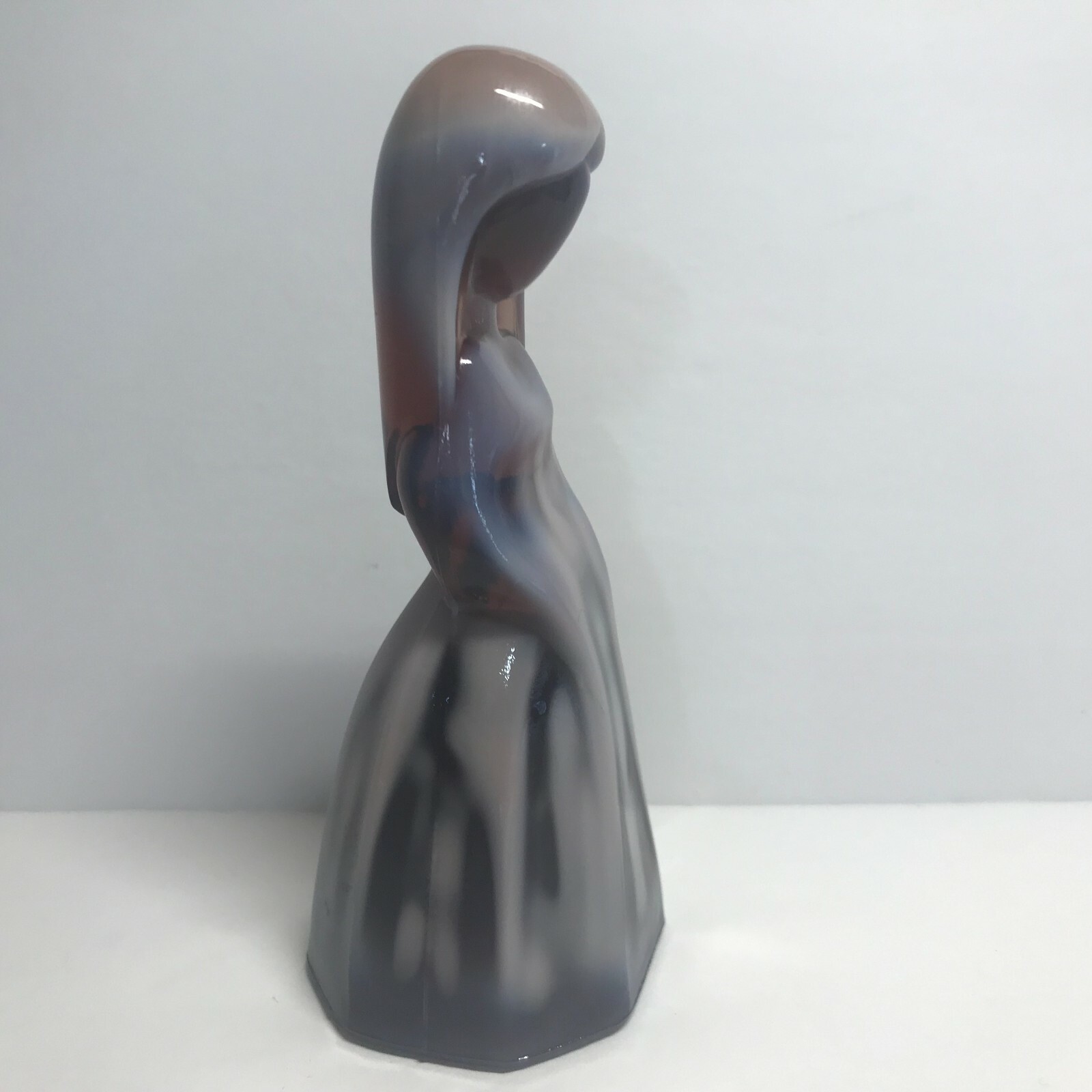 Mosser Glass Jenny Doll VI Hunter Sugar Plum Purple #3 1981 Cambridge Ohio