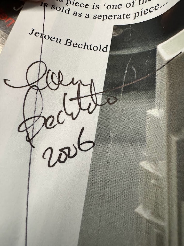 Jeroen Bechtold Keramiek Manhatten Series Vase 2005 W Signed Paperwork RARE