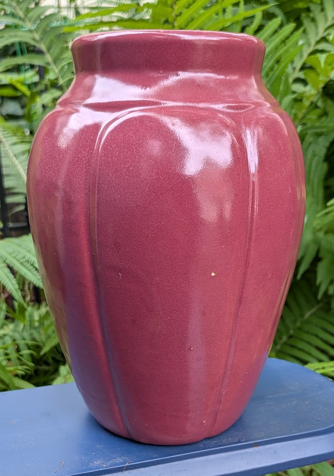 Zanesville Pottery 795 Vase Gloss Rose Glaze Arts & Crafts