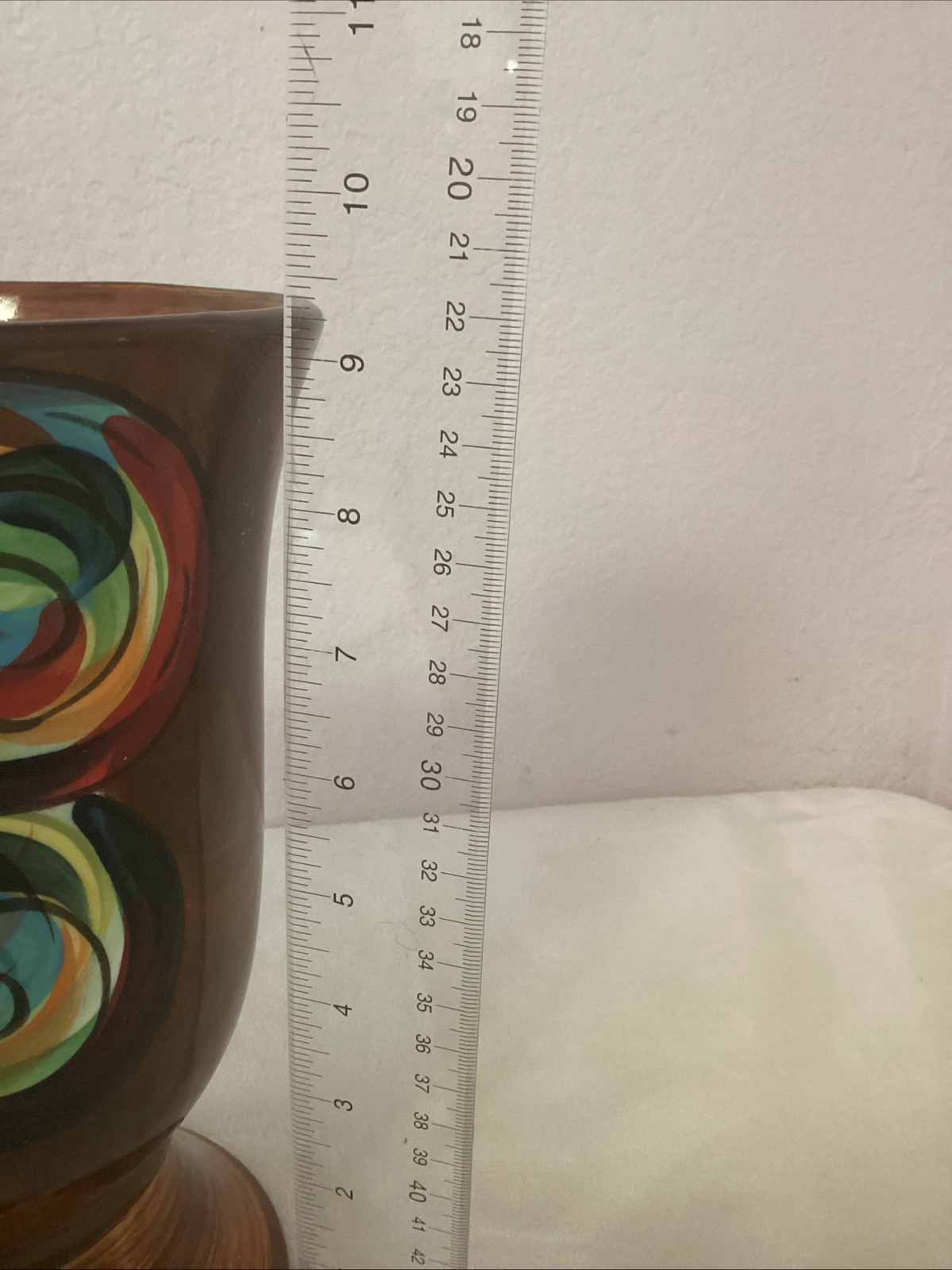 Gail Pittman Chinatown Large Urn / Vase Signed Rare Hard To Find Discontinued