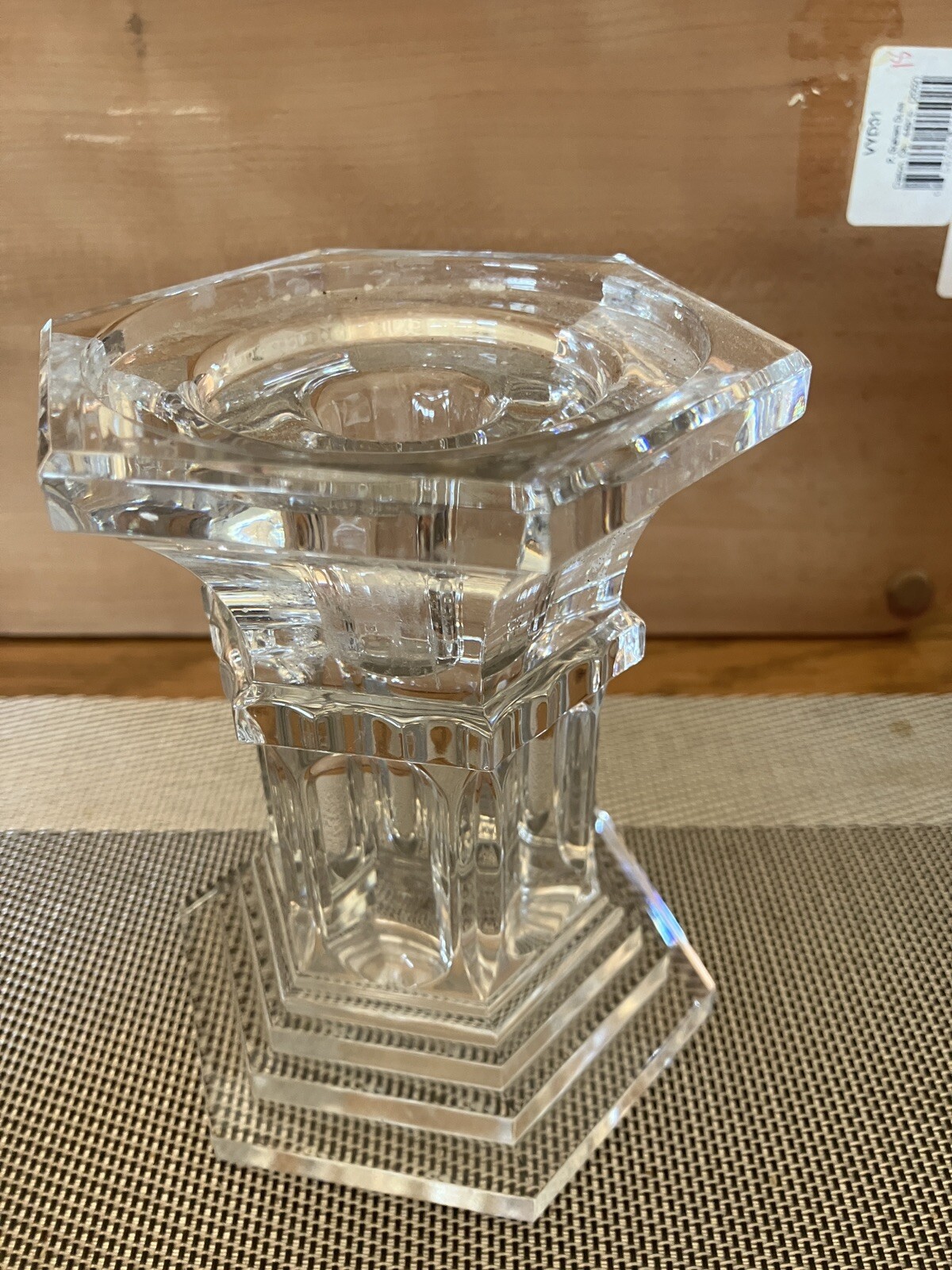 CRYSTAL Metropolitan Pillar Candle Holder DWK129