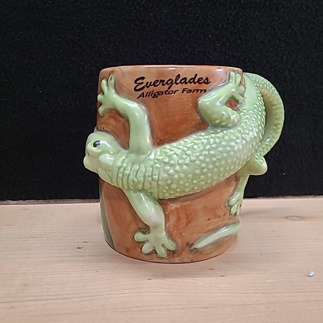 Florida Everglades~ Alligator Farms~ Lizard Mug~ A Gift Corp