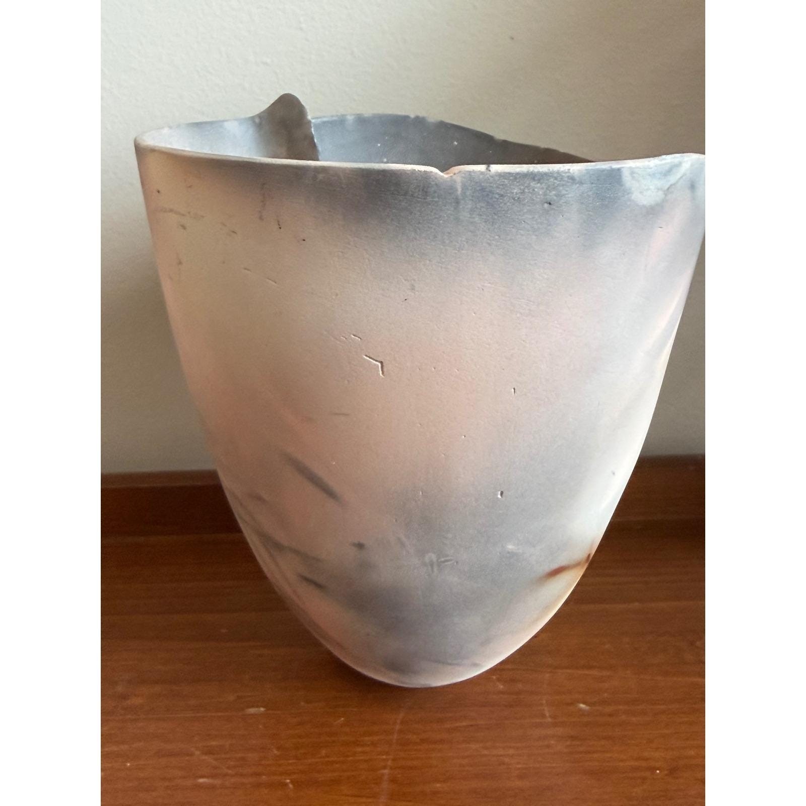 Richard DeVore Vessel Vase 250 Cranbrook Art Ceramic Glazed stoneware Organic