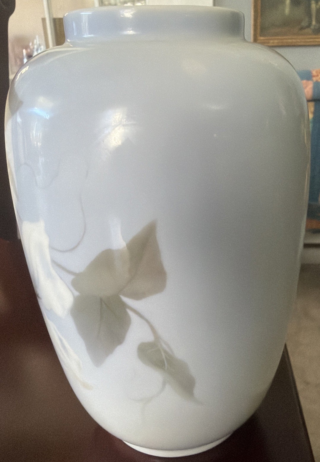 Beautiful Vintage Royal Copenhagen Floral Vase 7 Inches Excellent Condition