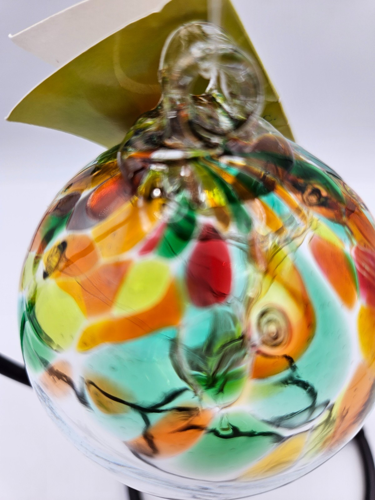 KITRAS Art Glass Tree Of Enchantment Blown Glass Ornament Tree of Sisters 3 inch