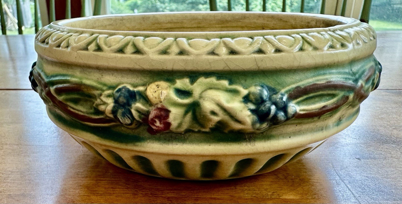 Vintage 1923 Roseville Pottery Corinthian Art Nouveau Planter Bowl