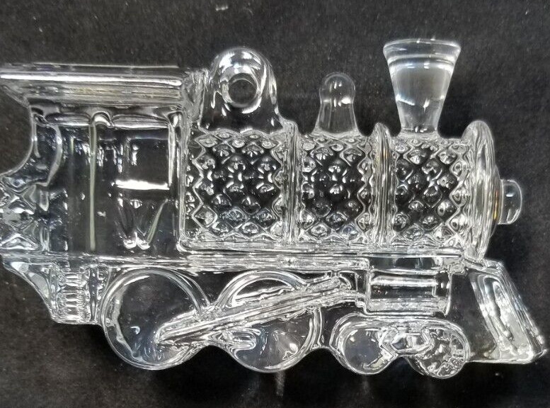 WATERFORD 2016 ANNUAL Train Engine Crystal Ornament # 40015624 Boxed Tags