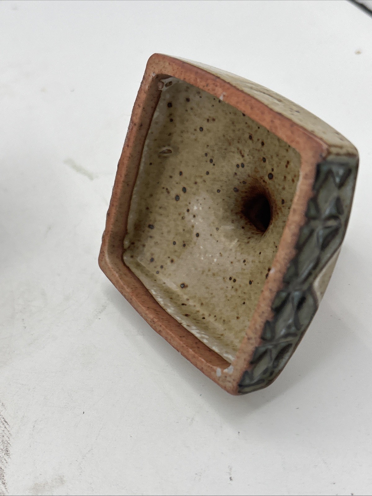 Vintage Ceramic Pottery Sculpture Lidded Jar MCM 1950s