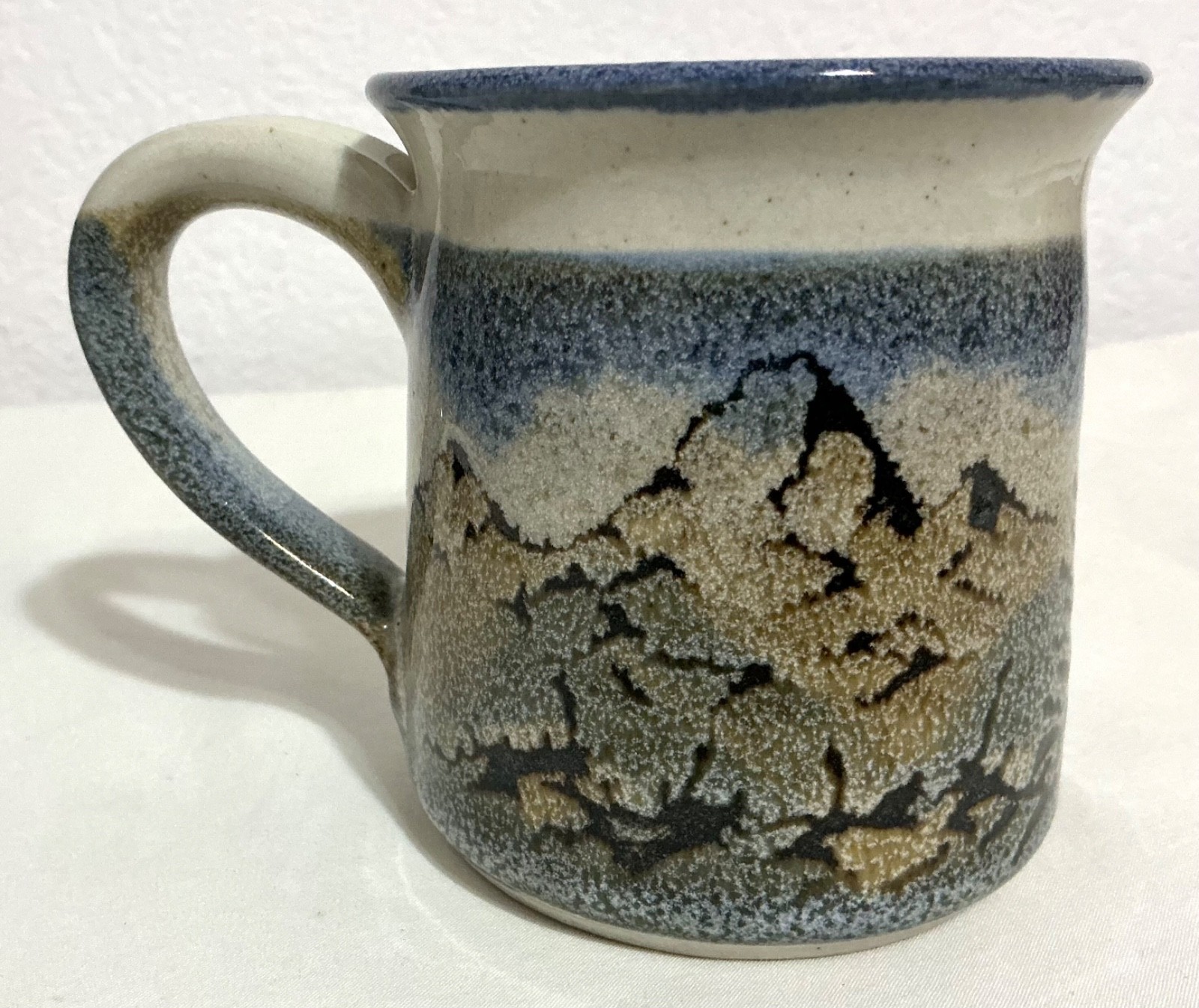 Aitken Mountain Pottery Studio Colorado Spruce Mountain Scene Coffee Cup Mug