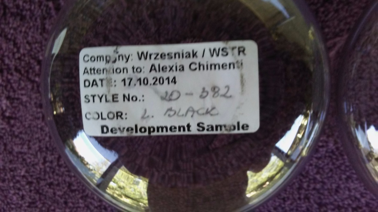 Wrzesniak Glassworks Poland Developmental Samplel William Sonoma Glass 10oz