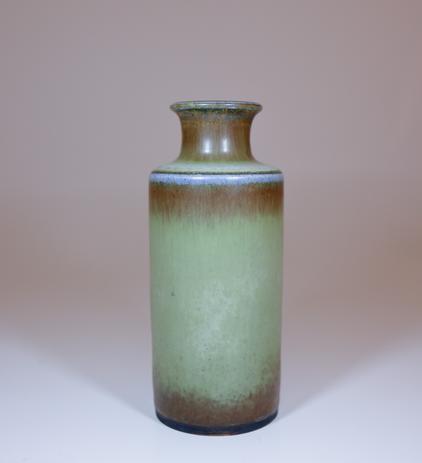 Unique Green-toned Vase – Carl-Harry Stålhane – Rörstrand – Swedish Midcentury