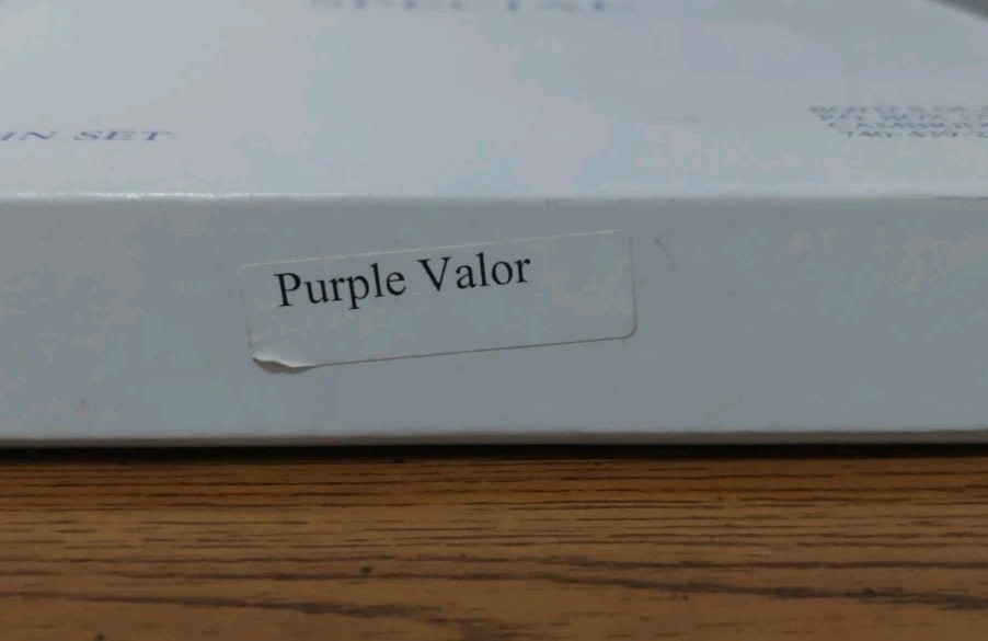 Boyd Glass Special Train Set Purple Valor