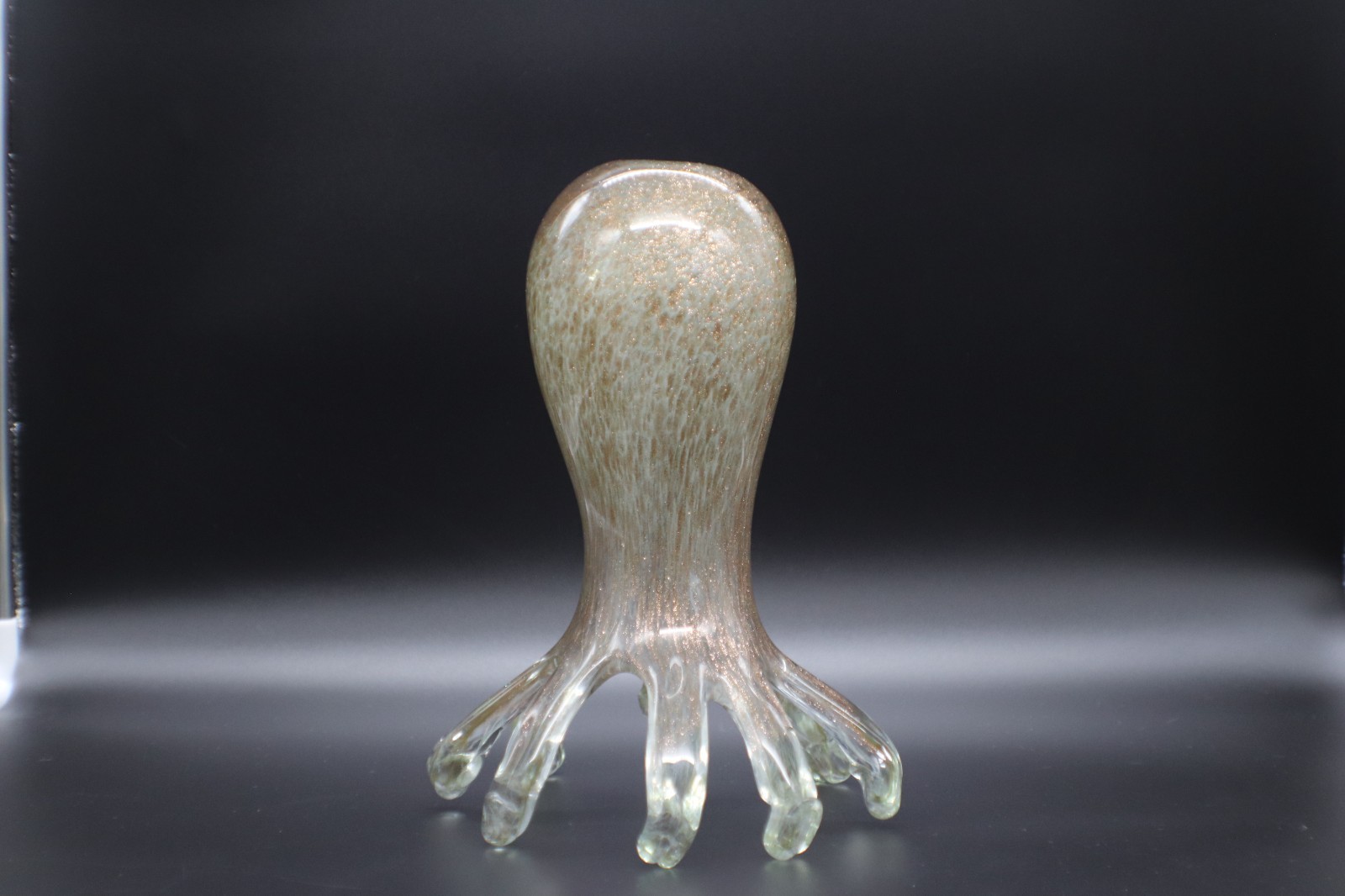 Hand Blown Art Glass 9″ Octopus Paperweight Figurine Murano Style