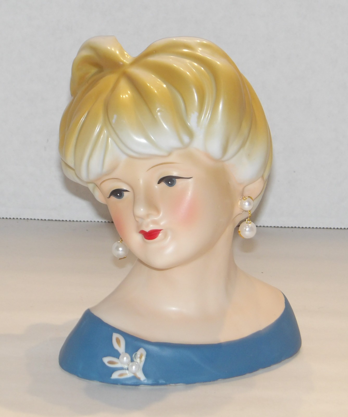 Vintage Nippon Hand Painted Head Vase