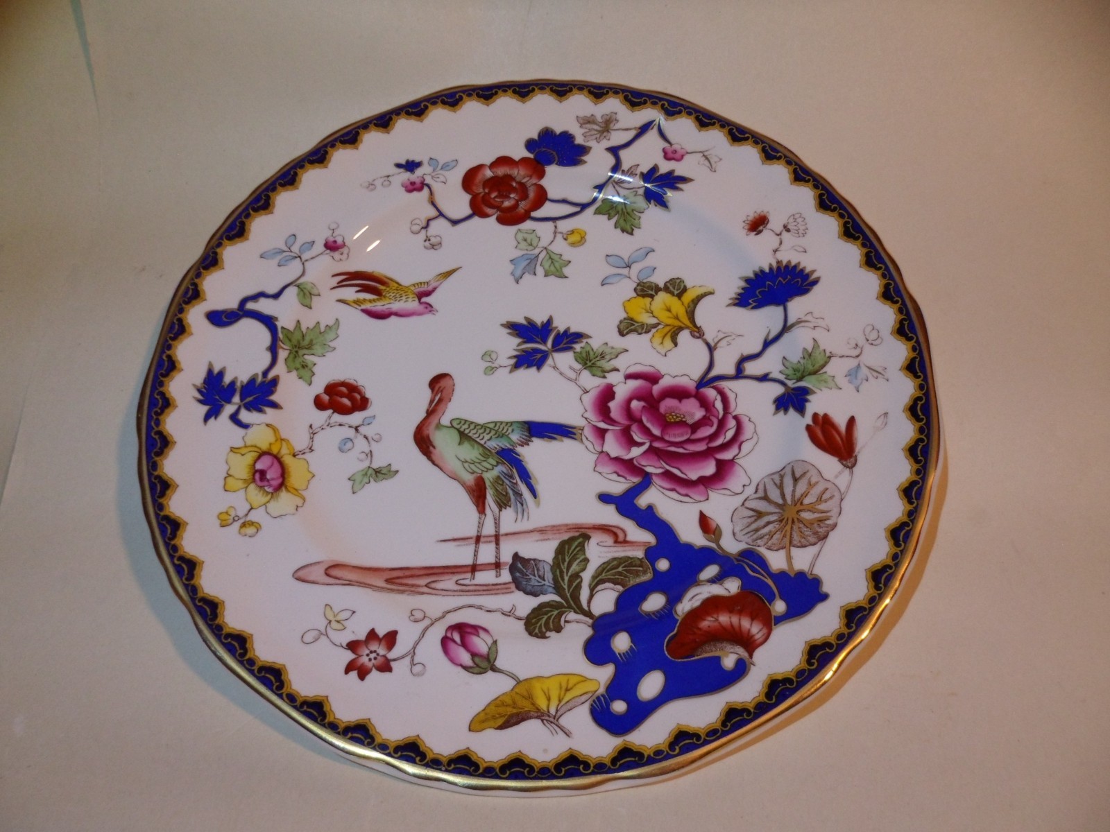 Masons Ironstone Stork Plate Ltd Ed 534/2950 1995 Compton Woodhouse 25 cm dia
