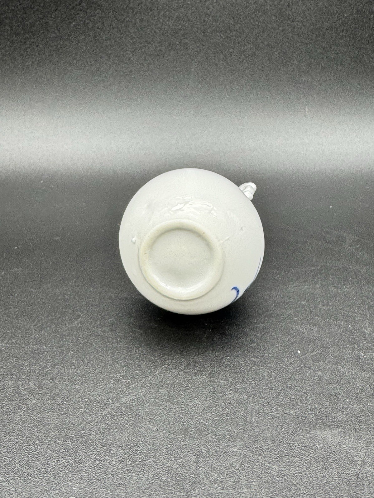 Chinese Blue White Porcelain Mini Vase Dragon Handles Bud Vase 3.5”