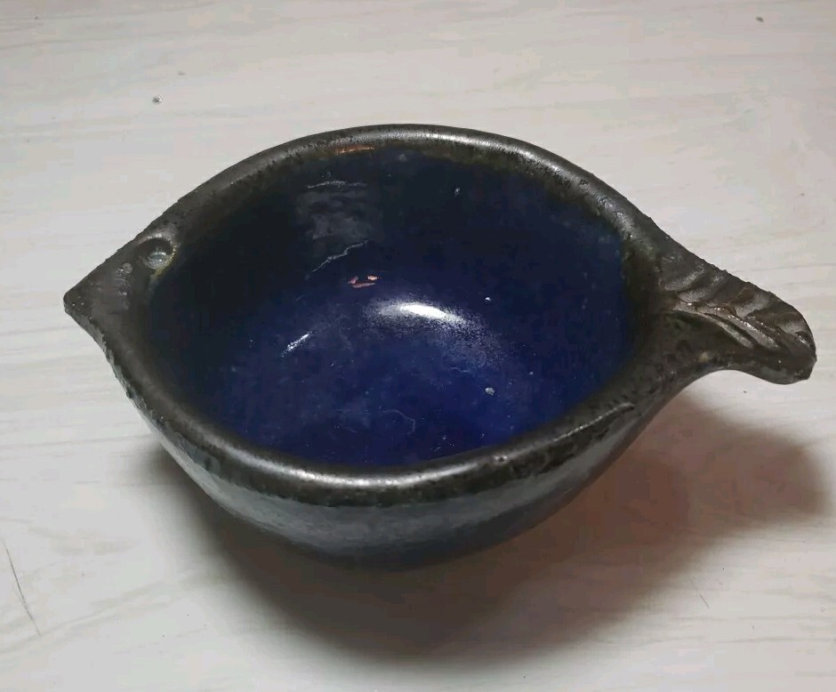 Bennington Pottery Blue Bird Bowl #1808 signed