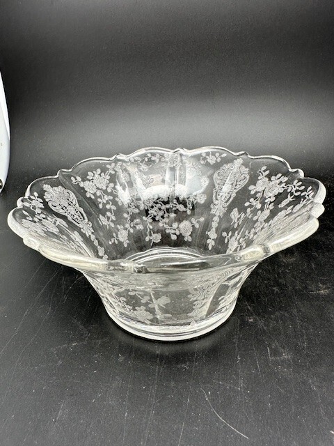 Cambridge Rose Point. Mayo Bowl. 3900/129